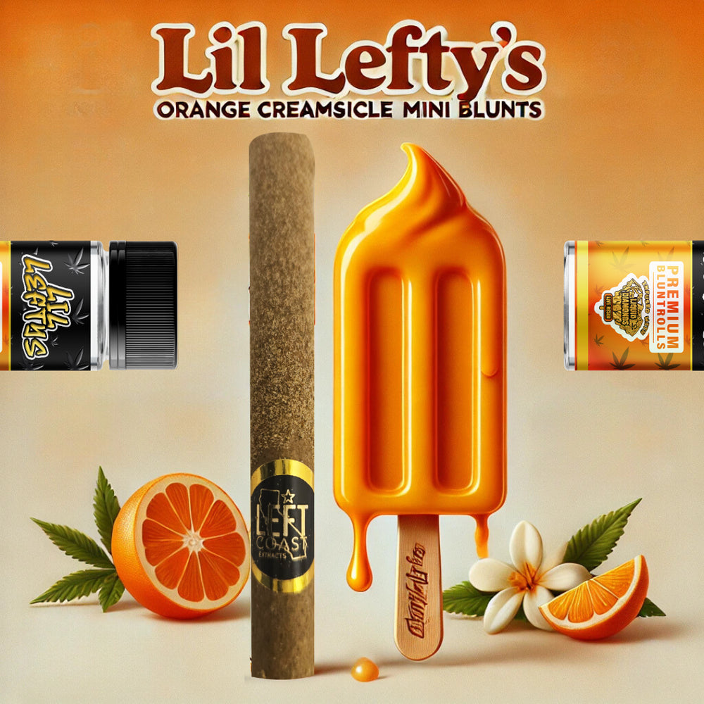 Left Coast Lil Lefty’s: Orange Creamsicle Mini Blunts Guide 🍊🍦